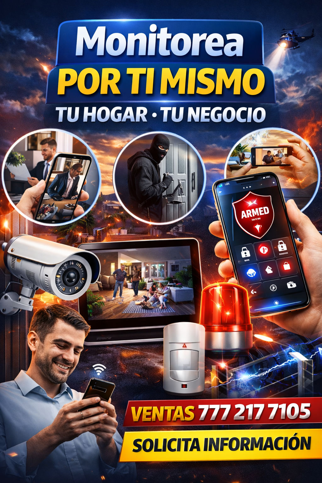 Monitorea por ti mismo tu hogar o negocio con Alarmas Cuernavaca Pro